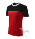 Pólók Colormix 203, piros/fehér/fekete