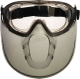 Stormlux, gumipántos, páramentes védőszemüveg arcvédővel
