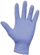 2298 Kék nitril kesztyű, 0,25 mm vastag ujjbegyen enyhén érdesített