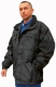 Grönland  kabát, vízlepergető oxford poliészter, fekete színekben