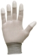 A 203 Karbonszálas antisztatikus szerelő kesztyű Pu ujjbegyek, rugalmasan kötött, gumirozott mandzsetta