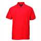 Nápoly Polo Shirt, piros, 65% poliészter / 35% pamut 210g/m