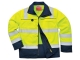 Hi-Vis Multi-norm kabát, sárga / tengerészkék, BIZFlAME™ MUlTI 345g