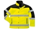 Kéttónusú Softshell kabát, sárga, 94% poliészter 6% spandex 160g, 100% poliészter Micro polárral kombinálva, 150g. Teljes súly: 310g