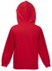 Kids Hooded Sweat Jacket, 280g, Red-Piros