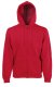 Hooded Sweat Jacket, 280g, Red-Piros