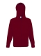 Lightweight Hooded Sweat Jacket, 240g, Burgundy-Bordó
