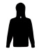 Lightweight Hooded Sweat Jacket, 240g, Black-Fekete