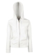 Lady-Fit Lightweight Hooded Sweat Jacket, 240g, White-Fehér