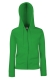 Lady-Fit Lightweight Hooded Sweat Jacket, 240g, Kelly Green_Fű zöld