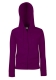 Lady-Fit Lightweight Hooded Sweat Jacket, 240g, Purple-Lila