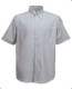 Short Sleeve Oxford Shirt, 130g, Oxford Grey -Oxford szürke